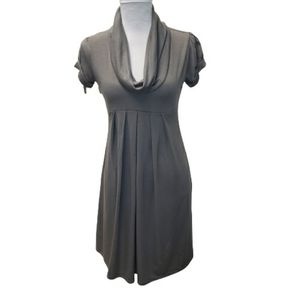 Blu Heaven Short Sleeve Cowl Neck Casual Dress